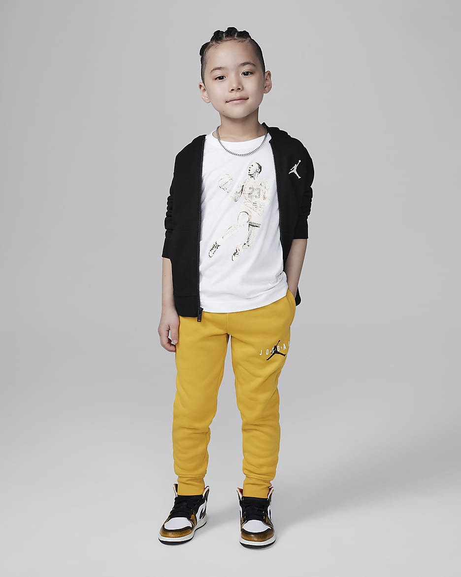 Jordan Little Boys 2T 7 Short Sleeve Dots Graphic T Shirt 5